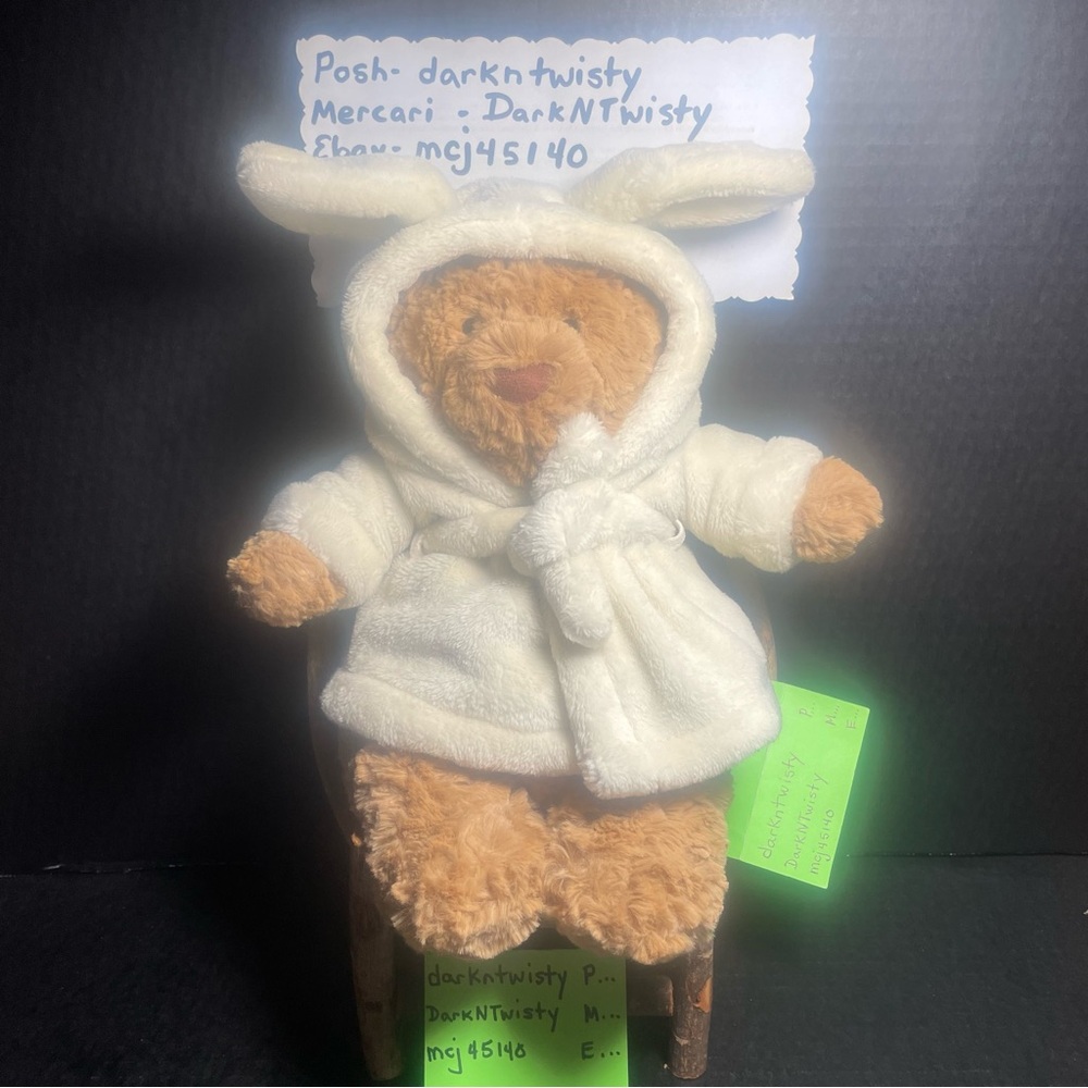 BNWT JELLYCAT BATHROBE BARTHOLOMEW BEAR
